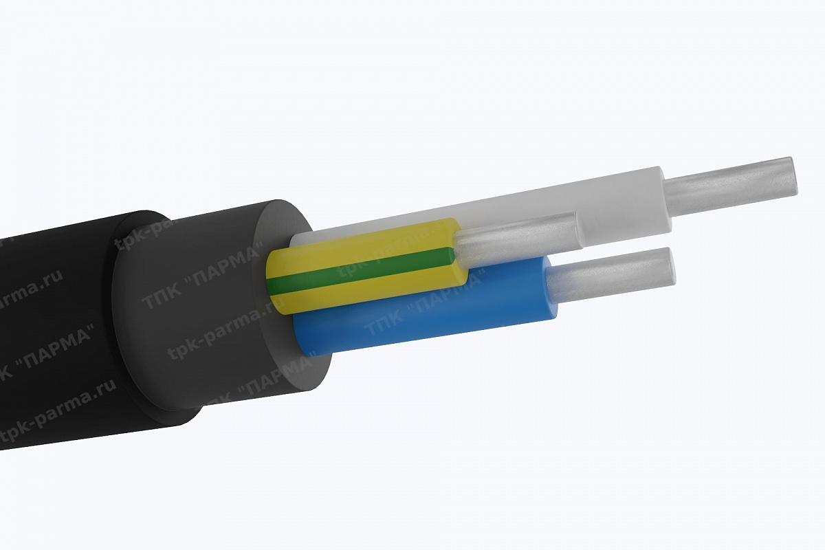 Фотография провода Кабель АВВГнг(A)-LS-ХЛ 3х6 - 1кВ