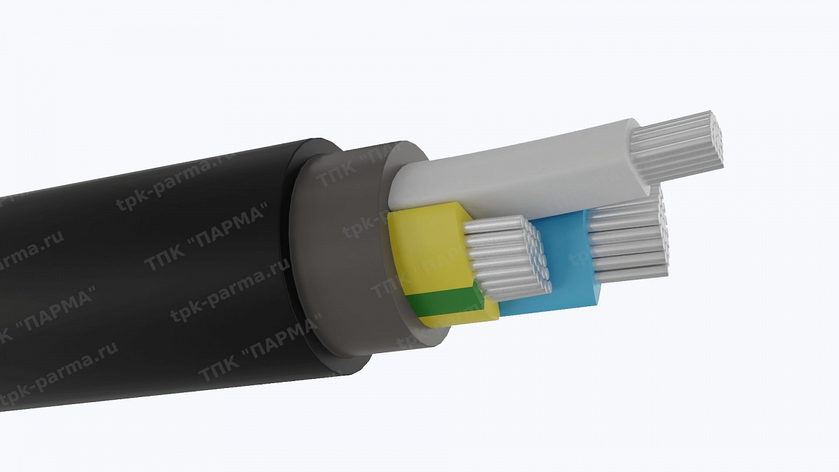 Фотография провода Кабель АВВГнг(A)-ХЛ 3х35+1х16 - 1кВ