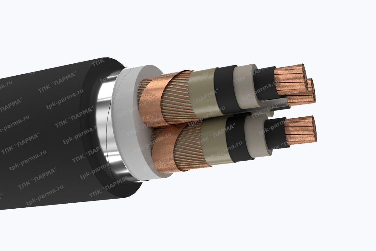 Кабель ПвБВнг(B)-LS 3х300/35 - 10кВ