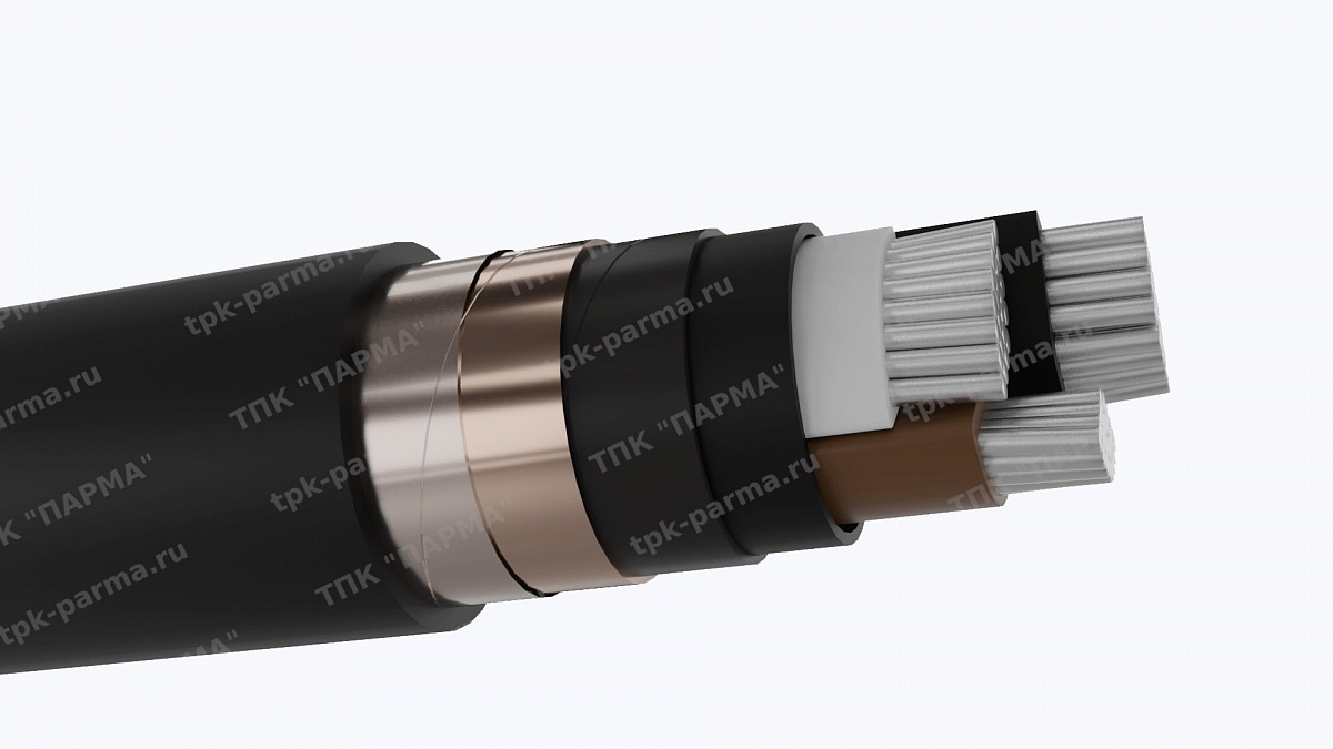 Фотография провода Кабель АВВГЭ 3х50+1х25