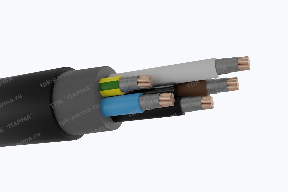 Фотография провода Кабель ВВГнг(A)-FRLSLTx 5х16 - 1кВ