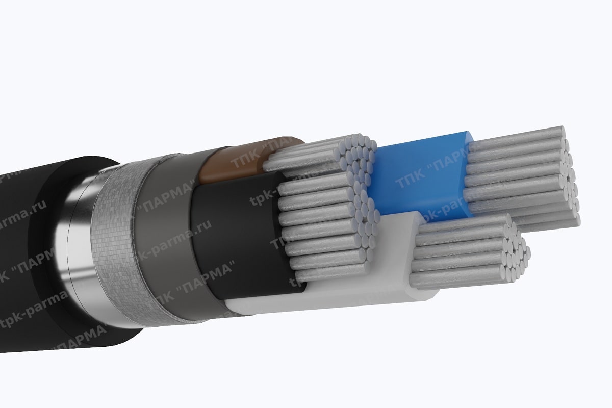 Фотография провода Кабель АПвБШвнг(A)-ХЛ 3х150 - 1кВ