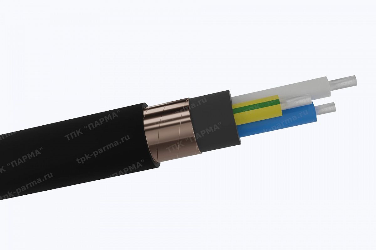 Фотография провода Кабель АВВГЭ 3х4/4